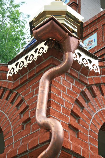 Church Downspout Installation in Muskegon